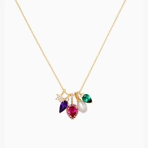 Kate Spade Light Up The Room Holiday Light Necklace ✨ + KS pink jewelry pouch